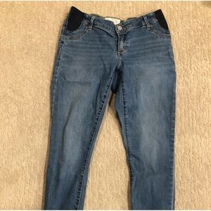 Gap Maternity skinny jeans with insert panel size 10 L